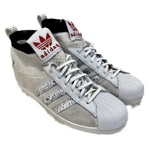UNITED ARROWS + ADIDAS “Ultrastar” White High Top Sneakers Size 10 (44)